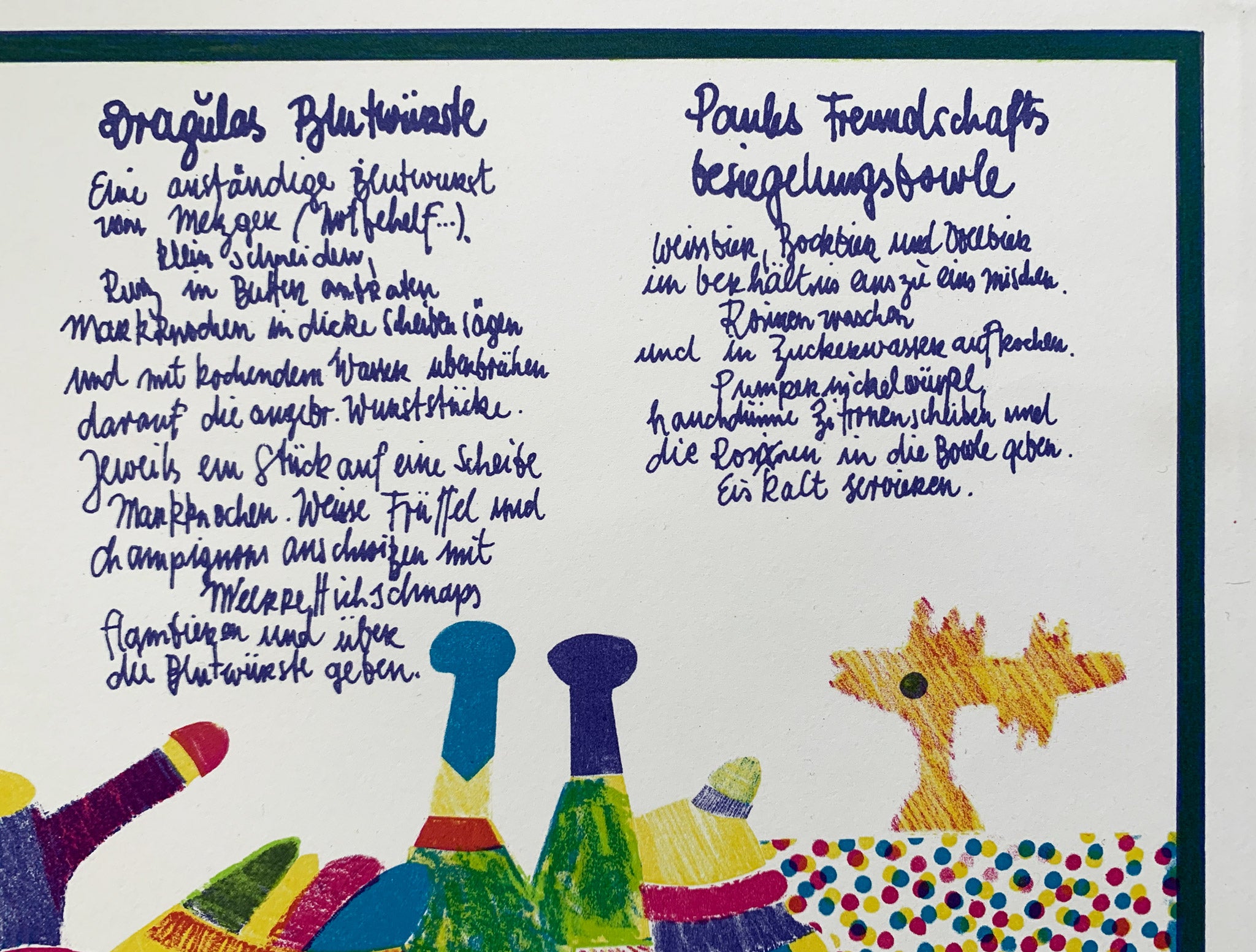 OTMAR ALT | Dragulas Blutwürste & Pauls Freundschaftsbesiegelungsbowle
