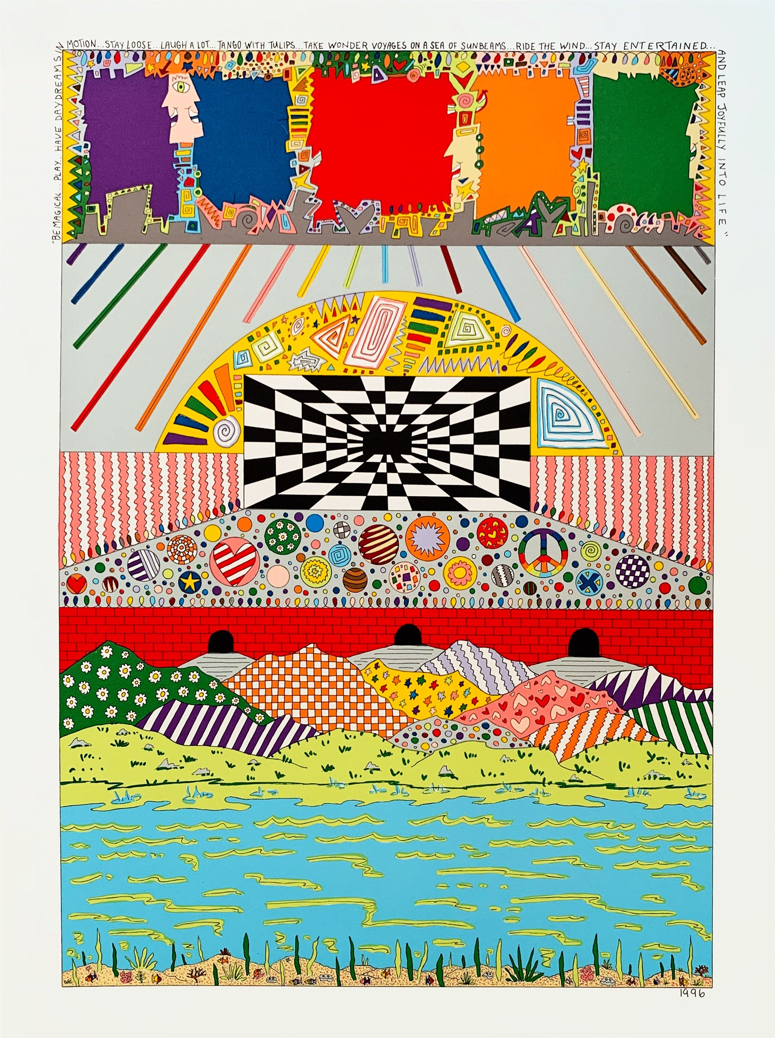 JAMES RIZZI | One-of-a-Kind | BE MAGICAL - Rizzi @ made by yourself - Artwork Set #4 | Flat-Print color lithography & Mein New York Kochbuch