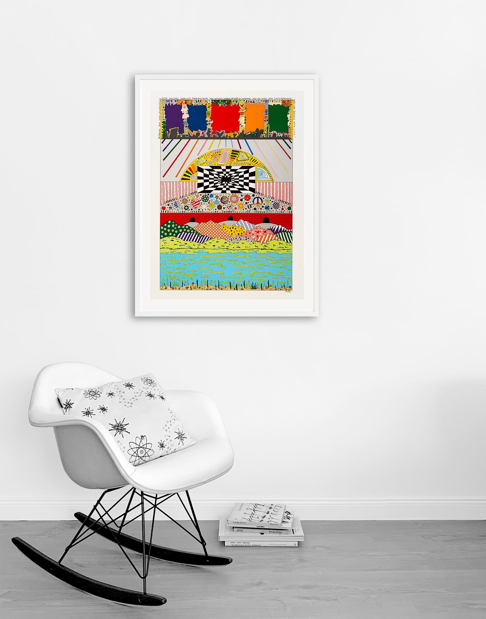 JAMES RIZZI | One-of-a-Kind | BE MAGICAL - Rizzi @ made by yourself - Artwork Set #4 | Flat-Print color lithography & Mein New York Kochbuch