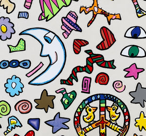 JAMES RIZZI | One-of-a-Kind | BE MAGICAL - Rizzi @ made by yourself - Artwork Set #4 | Flat-Print color lithography & Mein New York Kochbuch