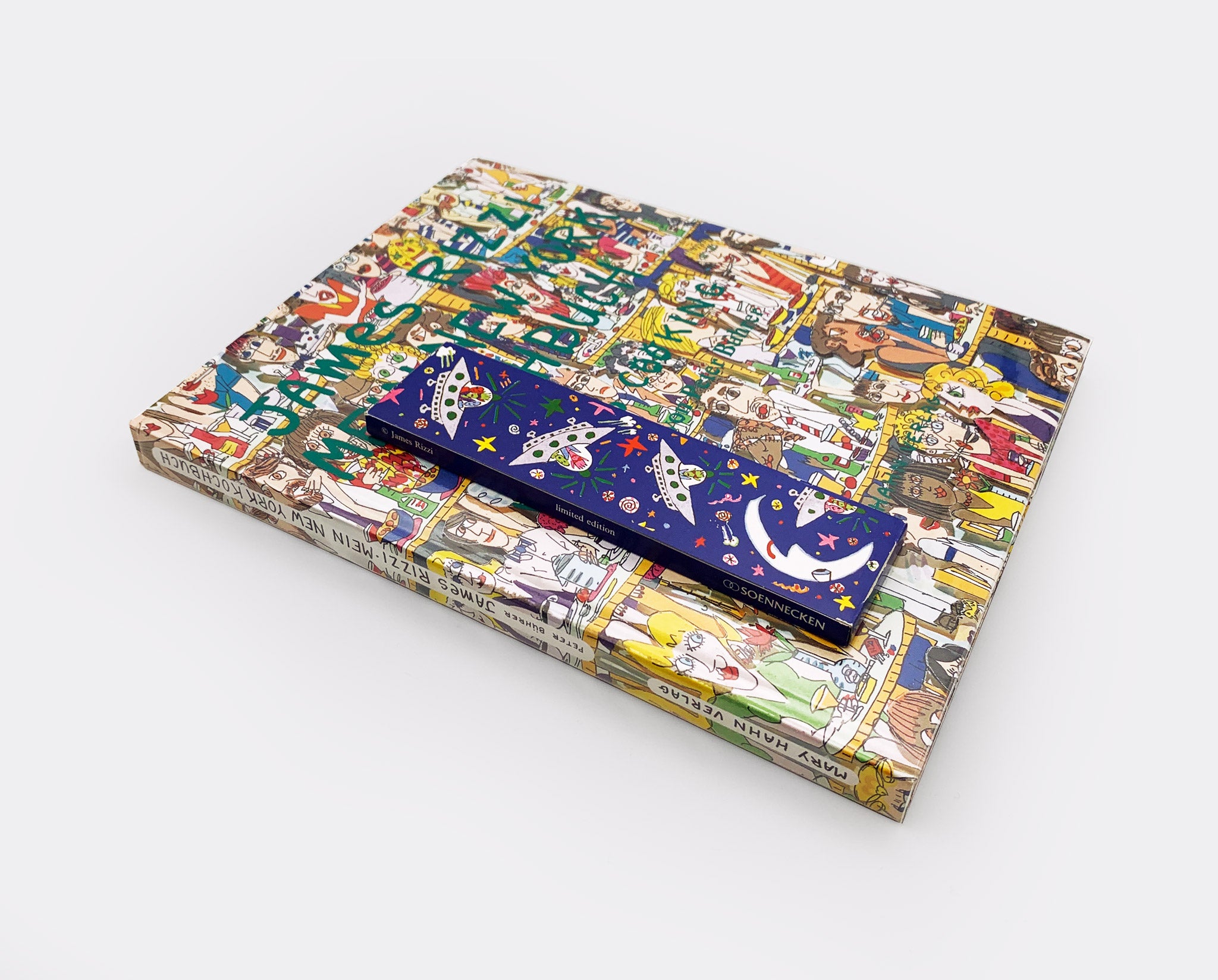 JAMES RIZZI | One-of-a-Kind | BE MAGICAL - Rizzi @ made by yourself - Artwork Set #4 | Flat-Print color lithography & Mein New York Kochbuch