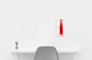 ELKE NEBEL | Living in a box (red) #72 - Upside Down