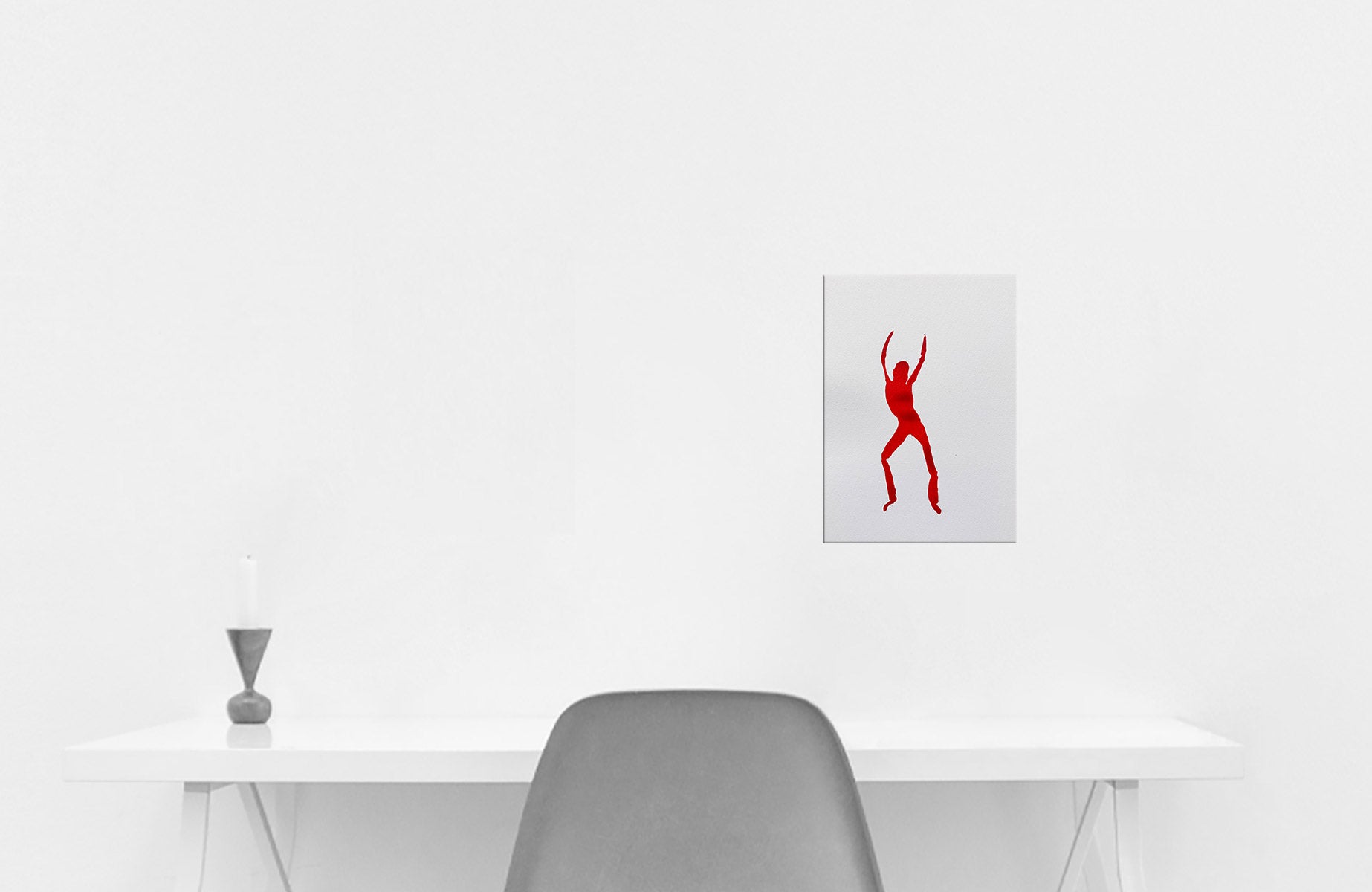 ELKE NEBEL | Living in a box (red) #93 - Yeah