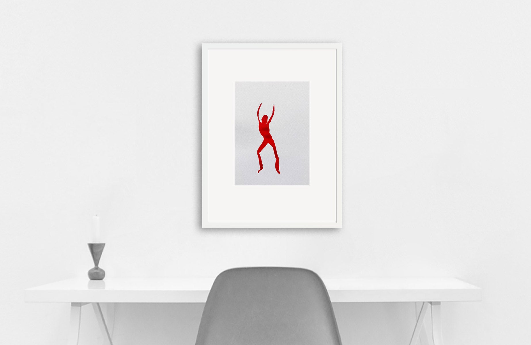 ELKE NEBEL | Living in a box (red) #93 - Yeah