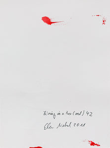 ELKE NEBEL | Living in a box (red) #42 - Wave