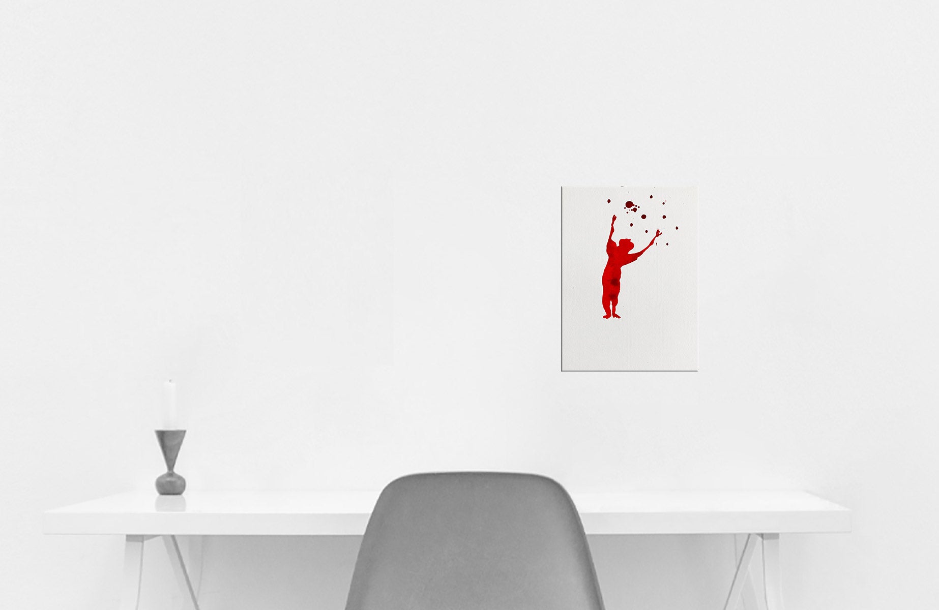 ELKE NEBEL | Living in a box (red) #59 - Wish..