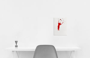 ELKE NEBEL | Living in a box (red) #59 - Wish..