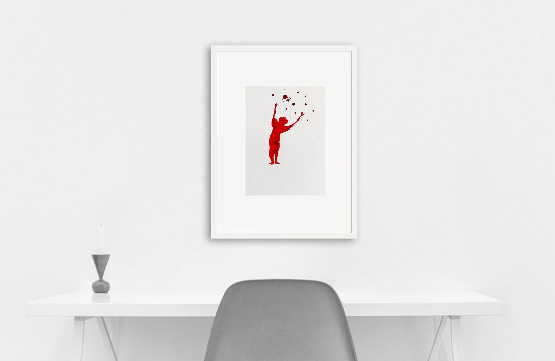 ELKE NEBEL | Living in a box (red) #59 - Wish..