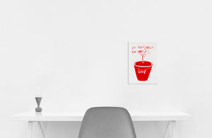 ELKE NEBEL | Living in a box (red) #165 - LOVE