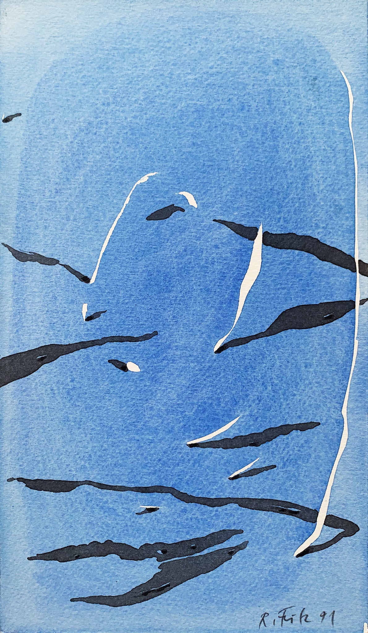 REINHARD FRITZ | Blauer Raum