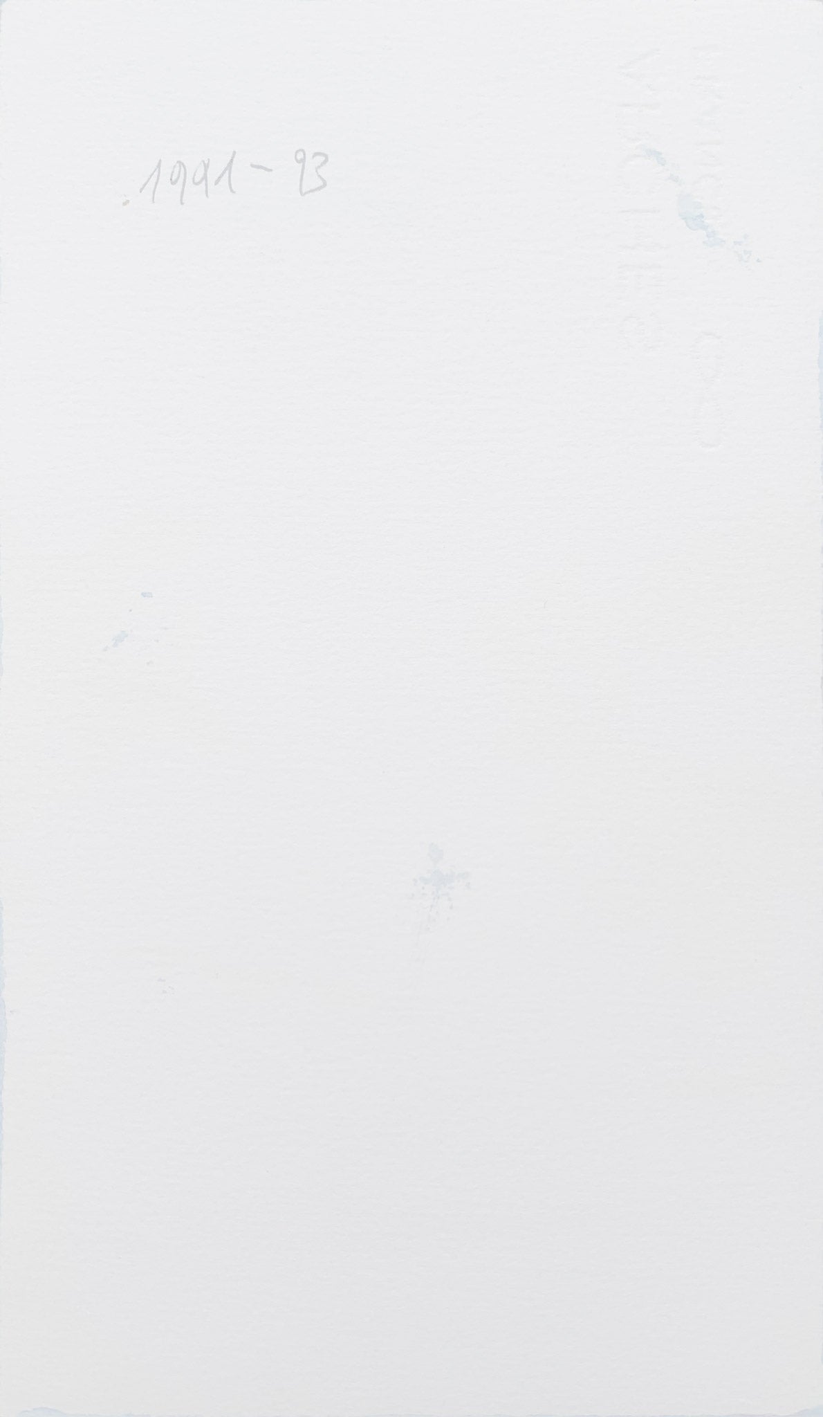 REINHARD FRITZ | Blauer Raum