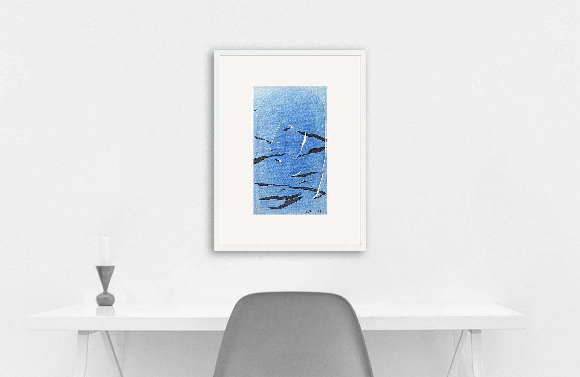 REINHARD FRITZ | Blauer Raum