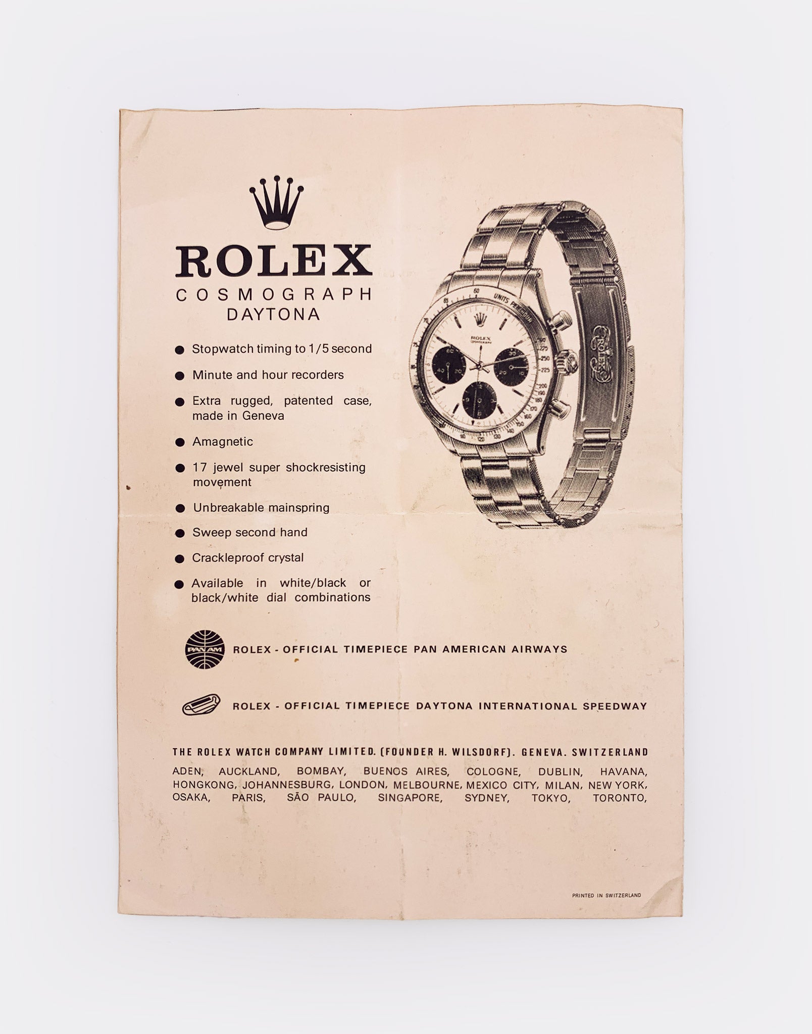 ROLEX | Cosmograph Daytona | Full Collector Set | Exotic Dial "Paul Newman" | Ref. 6239 | 1960s
