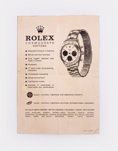 ROLEX | Cosmograph Daytona | Full Collector Set | Exotic Dial "Paul Newman" | Ref. 6239 | 1960s