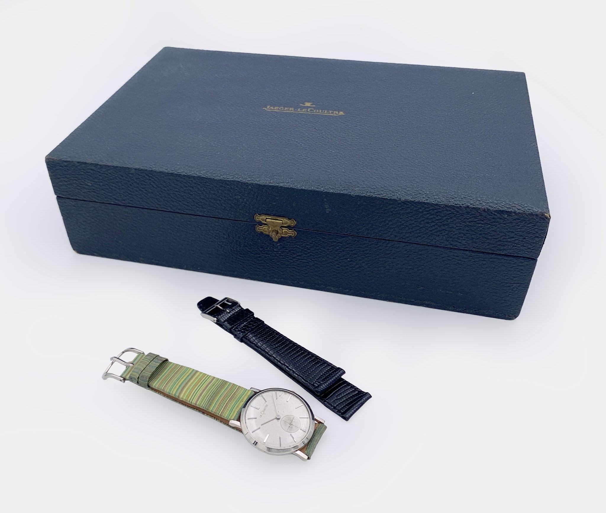 JAEGER-LECOULTRE | Dresswatch | 14k Solid White Gold | Subseconds | Sunburst Dial | 1950s