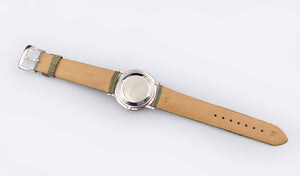 JAEGER-LECOULTRE | Dresswatch | 14k Solid White Gold | Subseconds | Sunburst Dial | 1950s