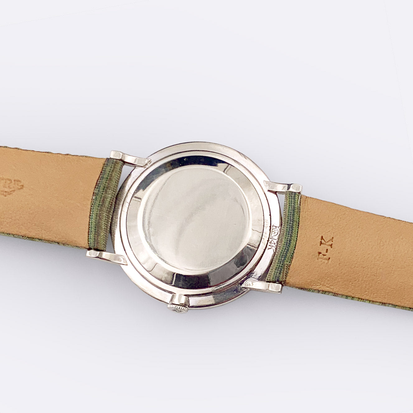 JAEGER-LECOULTRE | Dresswatch | 14k Solid White Gold | Subseconds | Sunburst Dial | 1950s