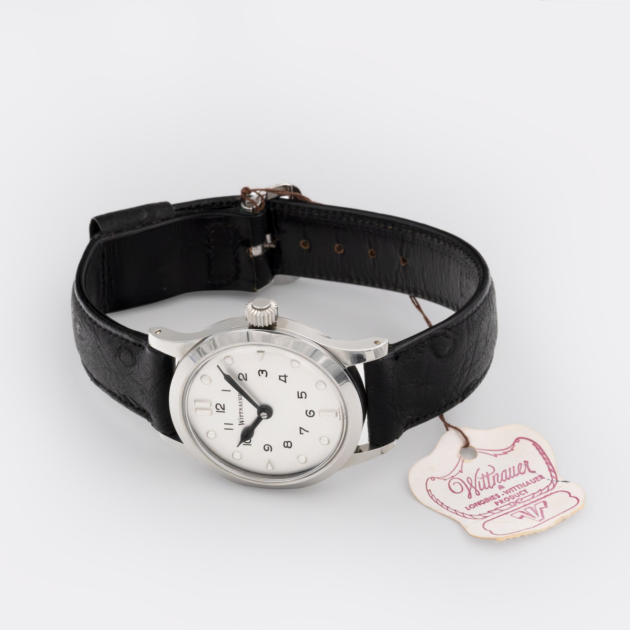 WITTNAUER | Swiss Braille Dresswatch | Pearl White Dial | 1960s