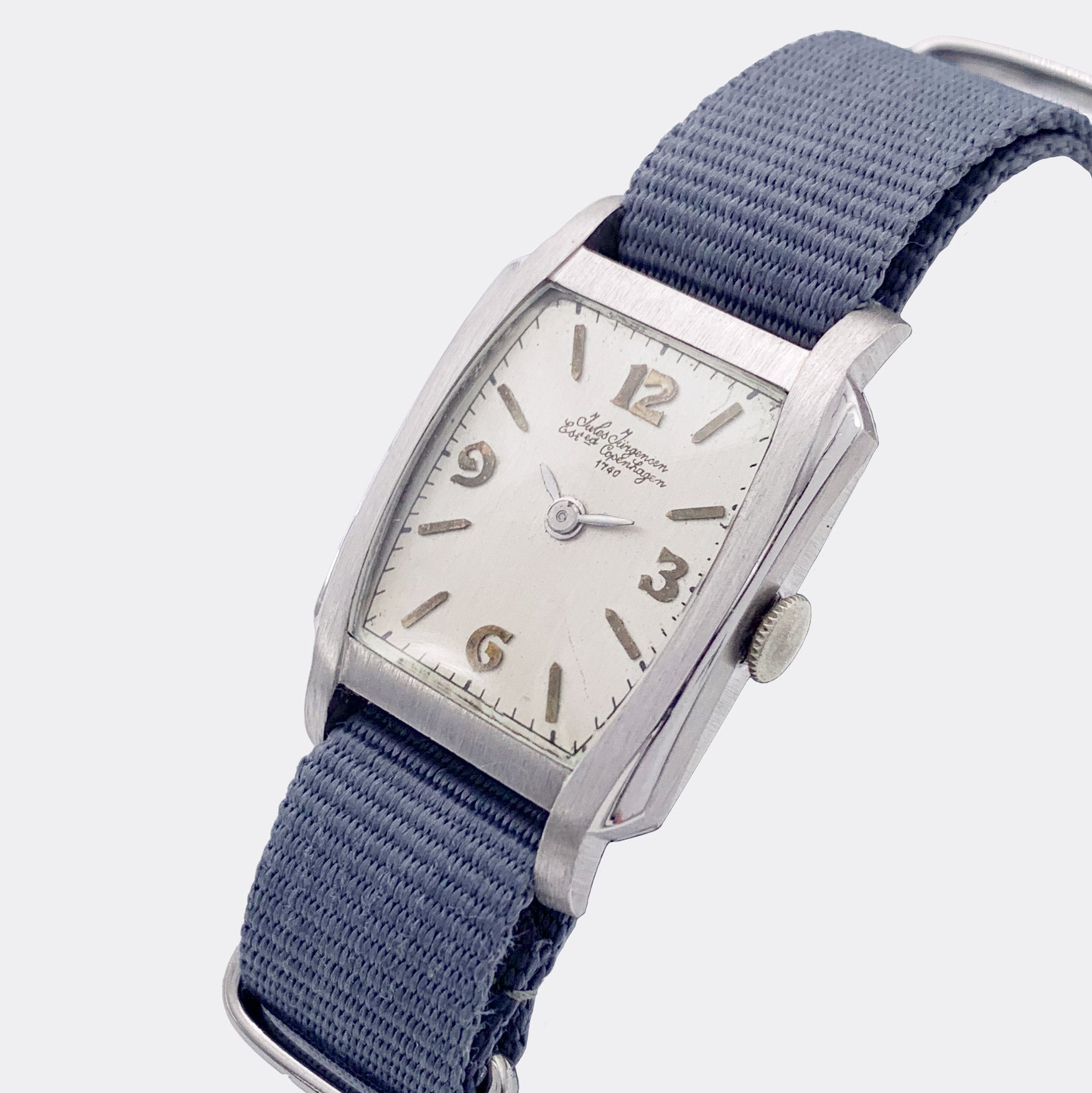 JULES JURGENSEN | Copenhagen | Dresswatch | Platinum 900 | +Iridium | 1930s