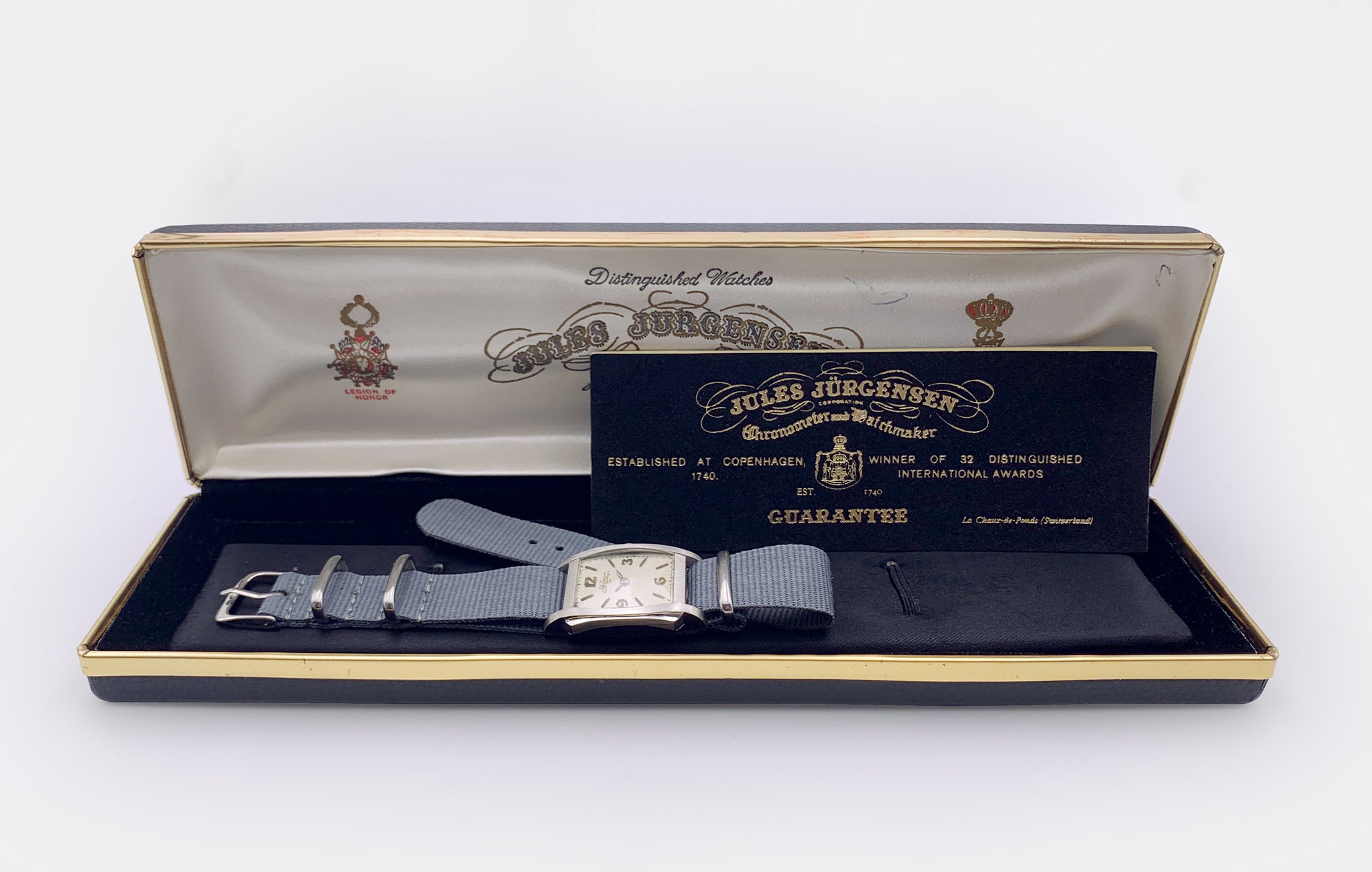 JULES JURGENSEN | Copenhagen | Dresswatch | Platinum 900 | +Iridium | 1930s