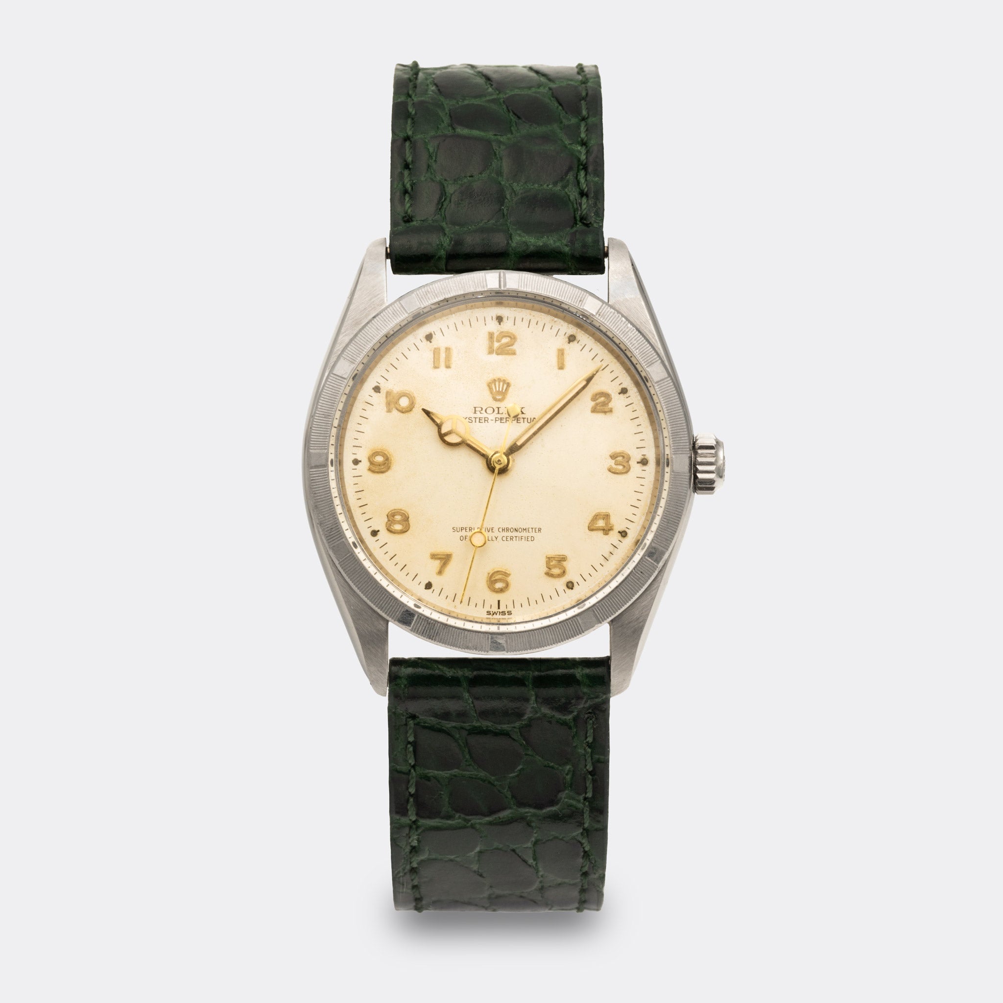 ROLEX | Oyster Perpetual | SCOC Superlative Chronometer | Collector Set | Off-White | Gold Arabic Index Dial | Ref. 1003 | 1960s