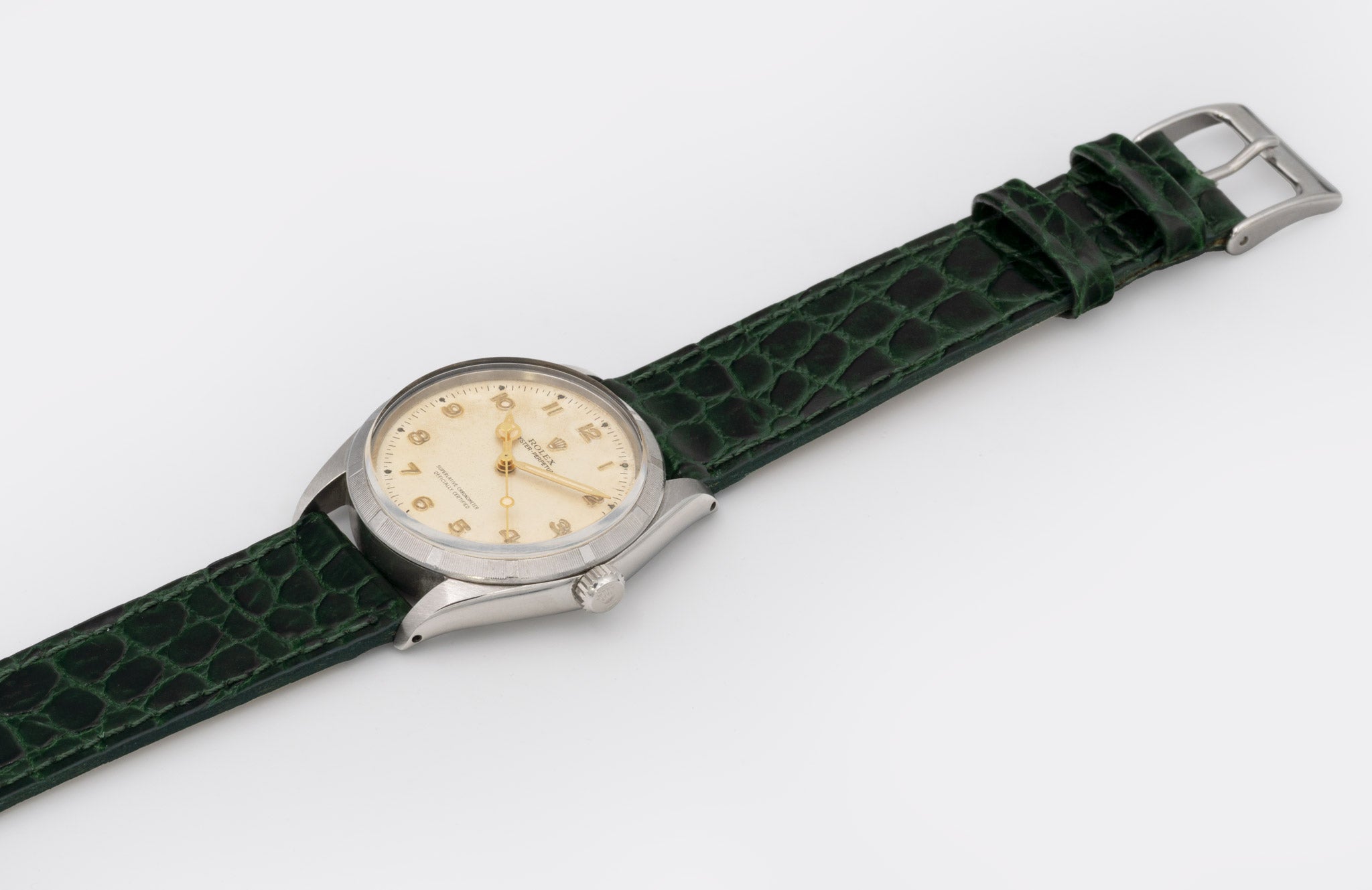 ROLEX | Oyster Perpetual | SCOC Superlative Chronometer | Collector Set | Off-White | Gold Arabic Index Dial | Ref. 1003 | 1960s