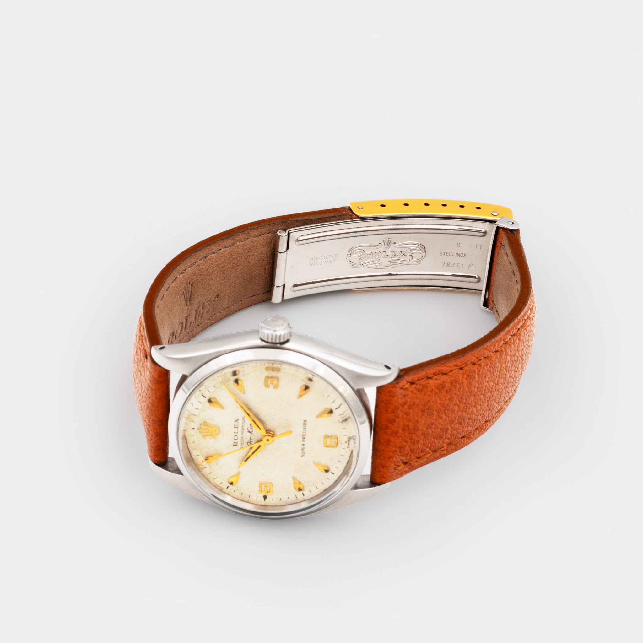 ROLEX | Oyster Perpetual | Air King | Super Precision | 3-6-9 Explorer - Honeycomb Cream Dial | Ref. 5500 | 1960s