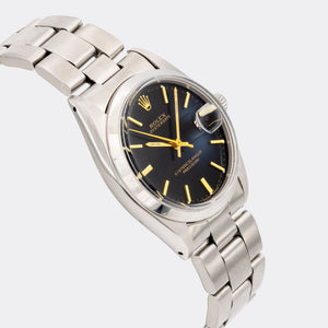 ROLEX | One-of-a-Kind | Jumbo Oysterdate "Hysteric Glamour" | High-Gloss Black Gilt Dial | Special David Bowie HEROS | 1950s / 1990s