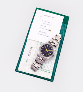 ROLEX | One-of-a-Kind | Jumbo Oysterdate "Hysteric Glamour" | High-Gloss Black Gilt Dial | Special David Bowie HEROS | 1950s / 1990s