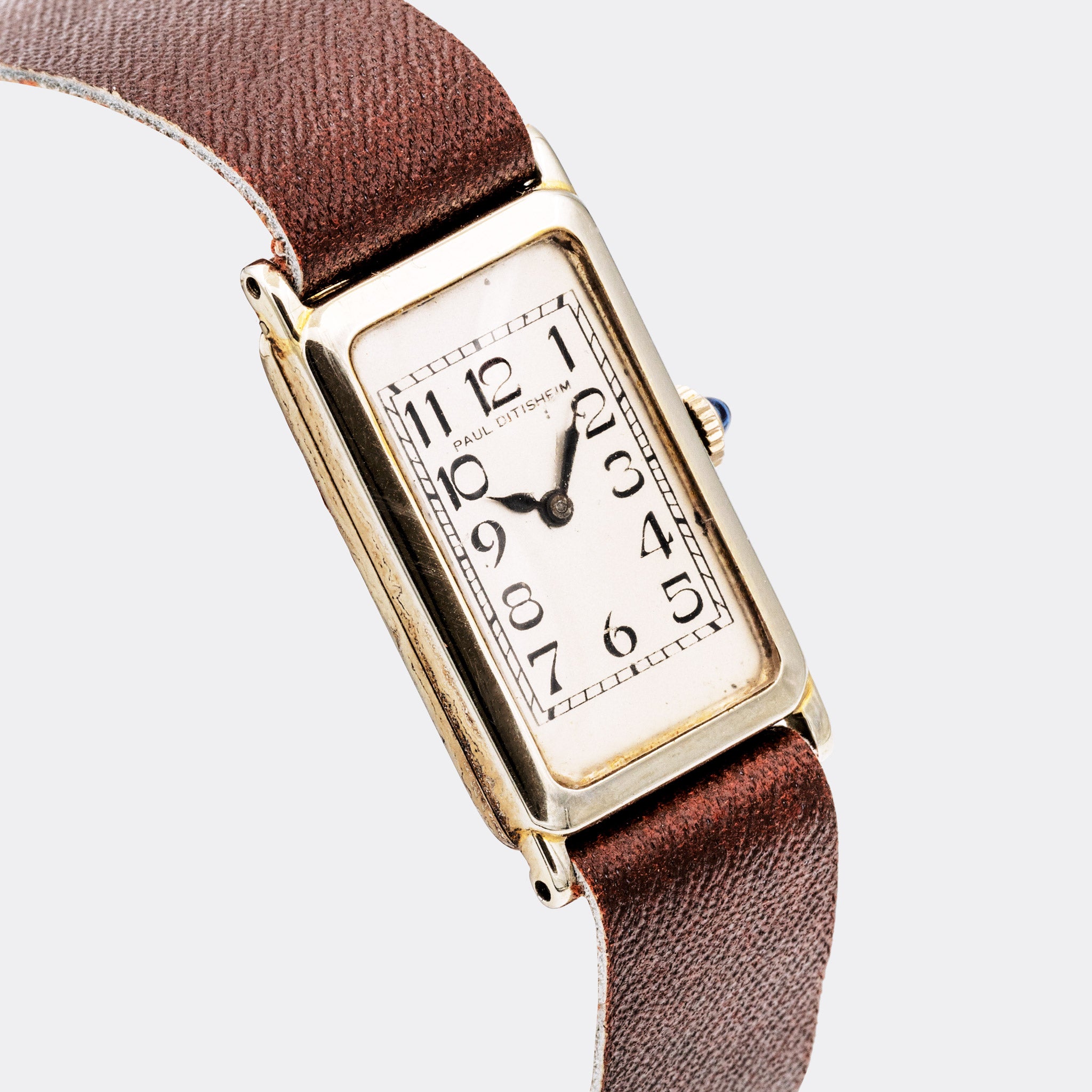 PAUL DITISHEIM | One-of-a-Kind | Historic Dresswatch | 18K Solid White Gold | Ultra Fine Swiss Made | Art Nouveau | 1920s