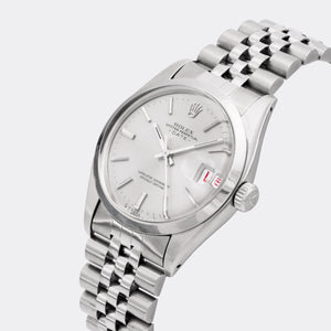 ROLEX | Jumbo Oyster Perpetual | Superlative Chronometer | 18K White Gold Sigma Dial | Collector Special - RED Date Oyster | Ref. 1500 | 1970s