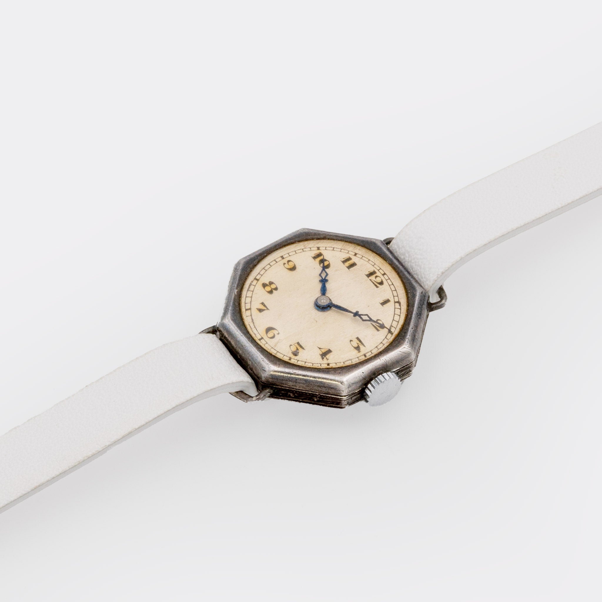ROLEX | Historic Lady Understatement Dresswatch | Art Nouveau | 925 Sterling Silver | Guilloché Cream Dial | Ultra Fine Swiss Made | 1920s