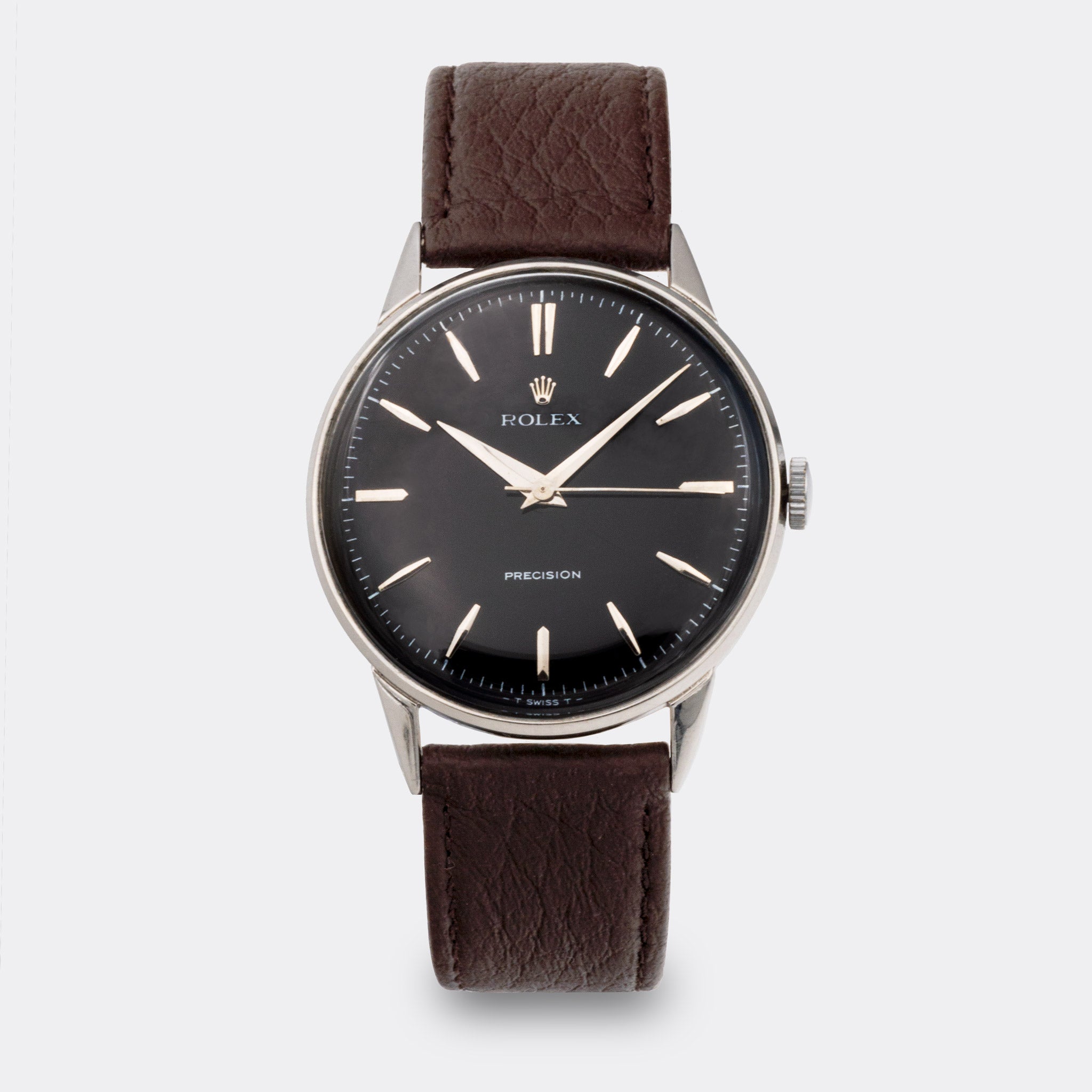 ROLEX | Precision | Superflat Jumbo Dresswatch | Collector Set | Black Dial | Ref. 9022 | 1950s