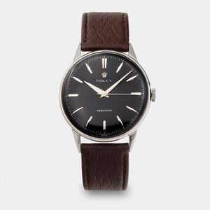 ROLEX | Precision | Superflat Jumbo Dresswatch | Collector Set | Black Dial | Ref. 9022 | 1950s