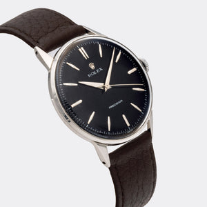 ROLEX | Precision | Superflat Jumbo Dresswatch | Collector Set | Black Dial | Ref. 9022 | 1950s