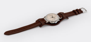 LOWENTHAL | Rattrapante Chronographe | Super Jumbo "Extra Big" 40mm | Bucherer Full Collector Set | Cream Multicolor Dial | Highly Collectible | 1940s