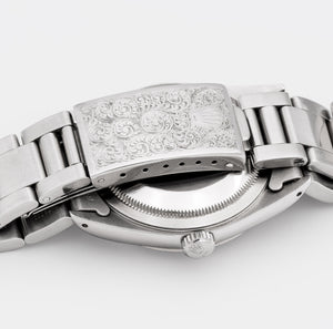 ROLEX | Prototyp | One-of-a-Kind | Colette Paris  "Who Cares.." | Colette Signature Blue Dial | Collector Set | Datejust 18K White Gold Bezel | 1990s/2010s