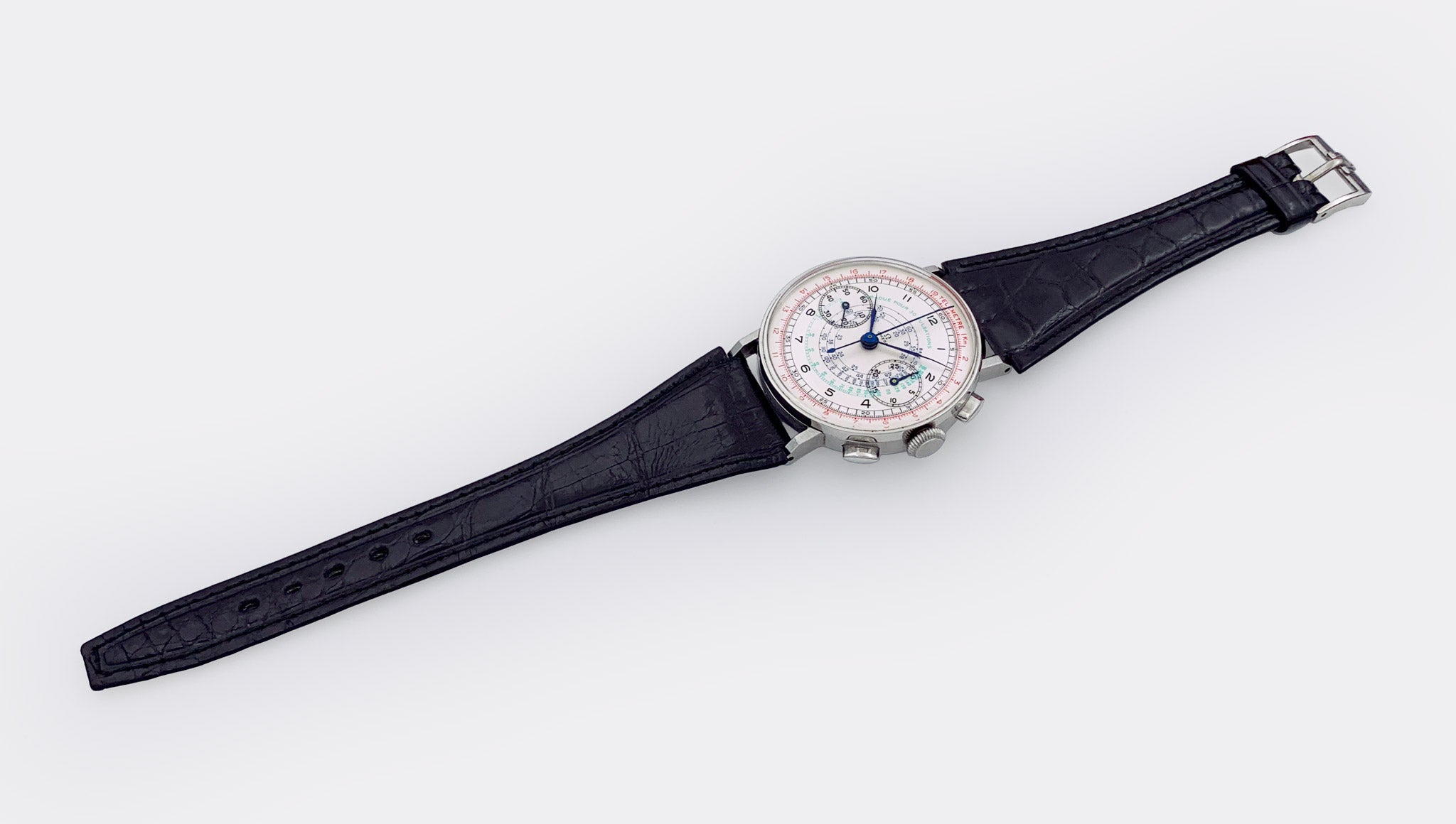 OMEGA | Jumbo Sport Racing Chronograph Classic | Telemetre Km | Multicolored Multiscale Dial | Cal. 33,3 | 1930s