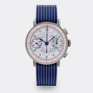 OMEGA | Jumbo Sport Racing Chronograph Classic | Telemetre Km | Multicolored Multiscale Dial | Cal. 33,3 | 1930s