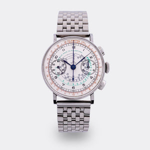 OMEGA | Jumbo Sport Racing Chronograph Classic | Telemetre Km | Multicolored Multiscale Dial | Cal. 33,3 | 1930s