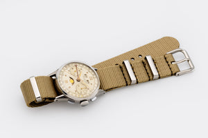 L. SUNDSTEDT | STOCKHOLM | One-of-a-Kind | Prototyp | Chronograph Dato Compax Moon Phase | Full Calendar - Triple Date | Unique History | Highly Collectible | Stockholm - Sweden | Valjoux 88 | 1940s