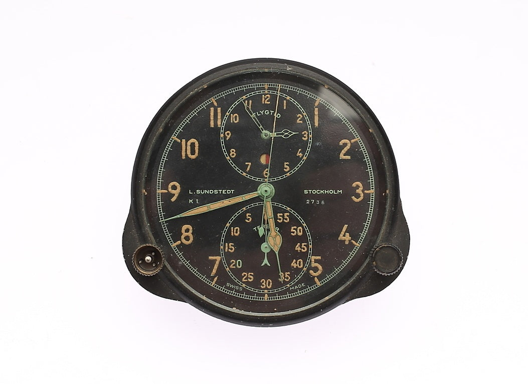 L. SUNDSTEDT | STOCKHOLM | One-of-a-Kind | Prototyp | Chronograph Dato Compax Moon Phase | Full Calendar - Triple Date | Unique History | Highly Collectible | Stockholm - Sweden | Valjoux 88 | 1940s