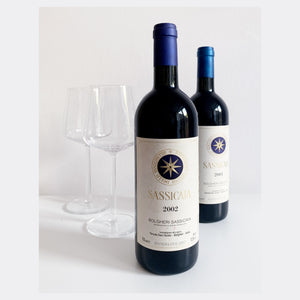 SASSICAIA BOLGHERI DOC | Tenuta San Guido | 2001 & 2002 | Two perfect out-of-stock bottles