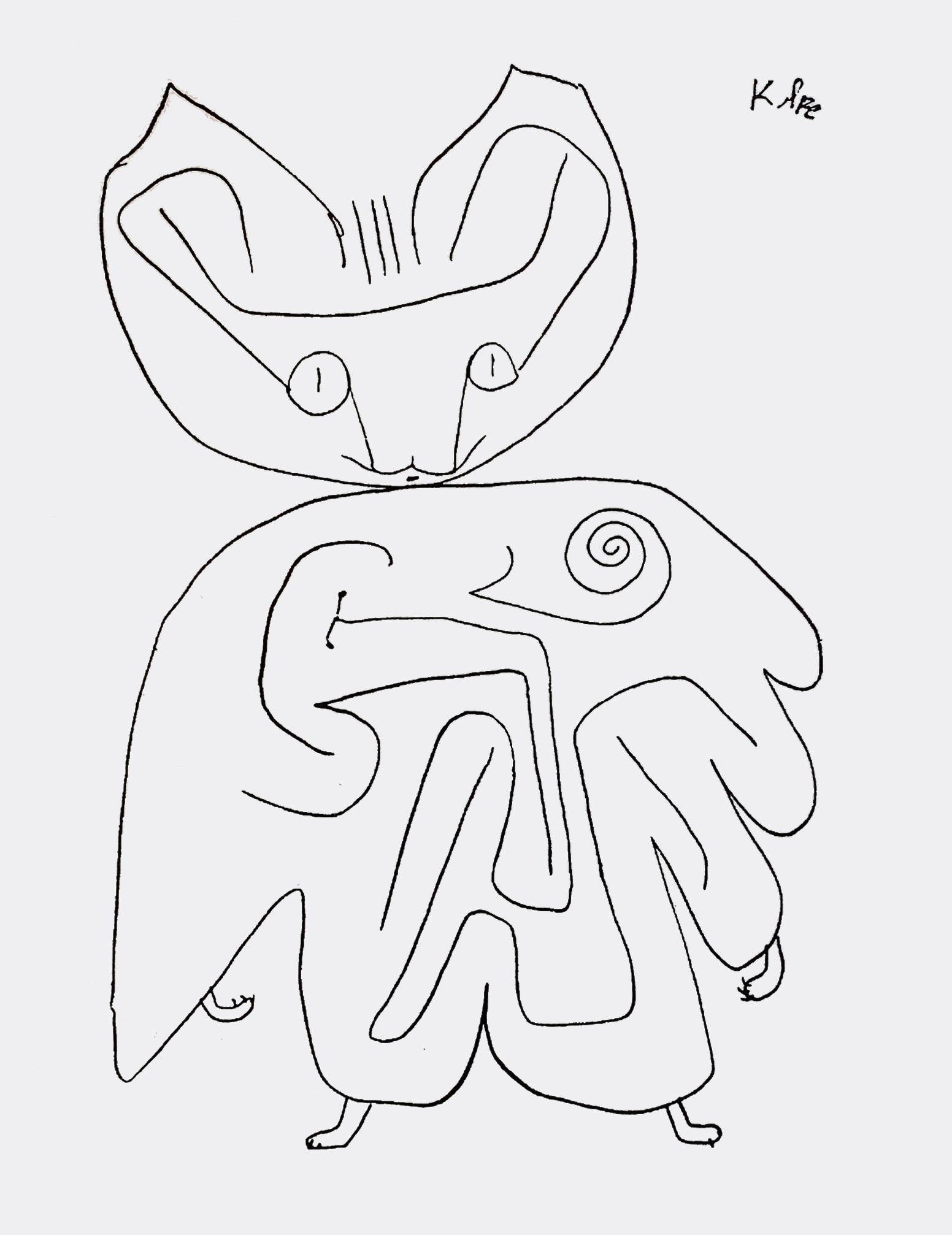 PAUL KLEE | Monolog des Kätzchens