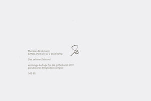 THORSTEN BRINKMANN | ERNIE, Portraits of a Studiodog "Das seltene Zebrund"