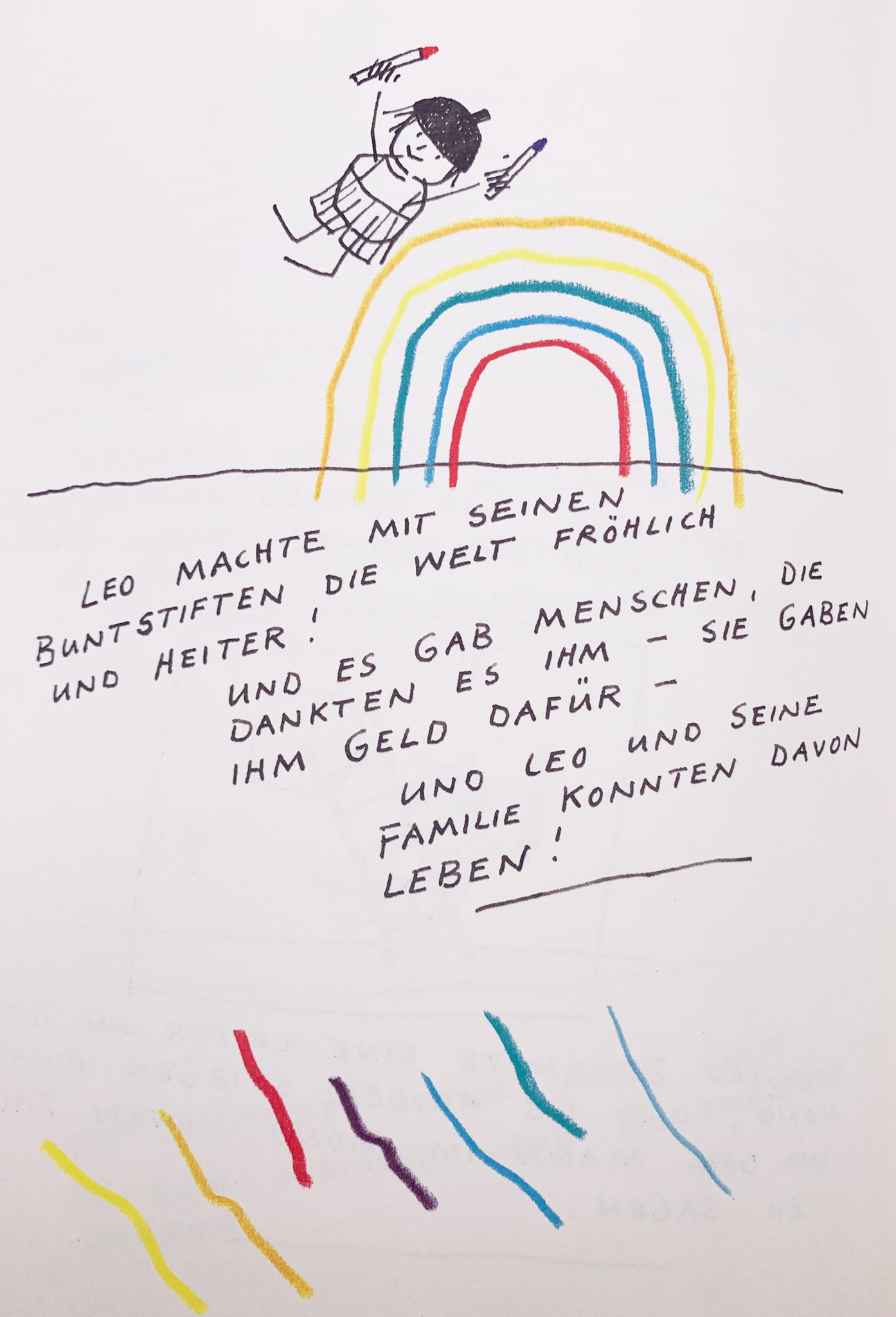 WILHELM SCHLOTE | Kinderbuch | "..mit einer Tasche voller Buntstifte"
