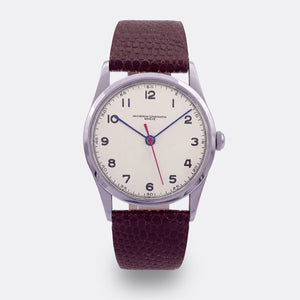 VACHERON CONSTANTIN | Dresswatch | Blue Hands | Red Second | 1/5 Minute Scale | 18K White Gold | 1930s