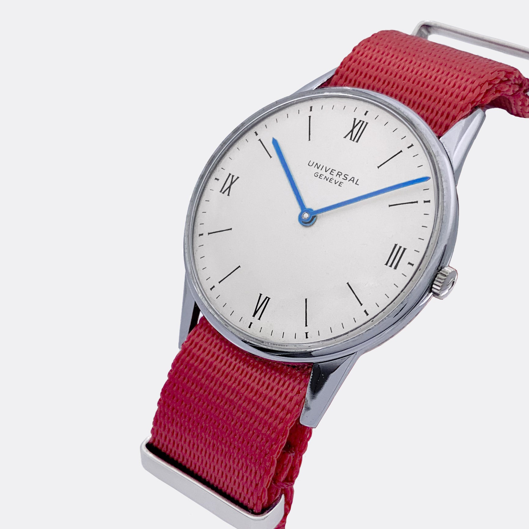 UNIVERSAL GENEVE | Super Jumbo Dresswatch | Blue Hands | NOS | Ref. 312301/3 | 1950s