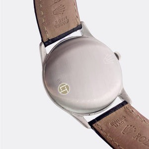 ROLEX | Super Jumbo Purist Dresswatch | Pearl White Dial | Ref. 8029 | 1950s