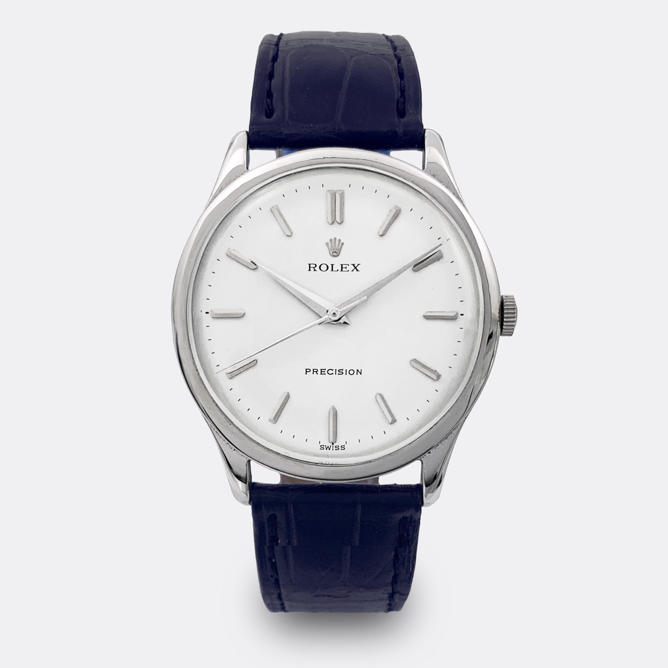 ROLEX | Super Jumbo Purist Dresswatch | Pearl White Dial | Ref. 8029 | 1950s